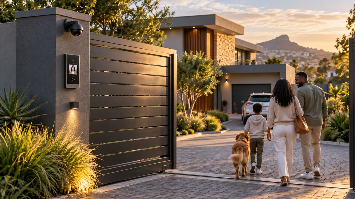 Illustrative home security solution